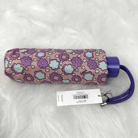 Coach Uv Protection Mini Umbrella In Floral Print In Lily Multi CBM51 NWT - Picture 1 of 4